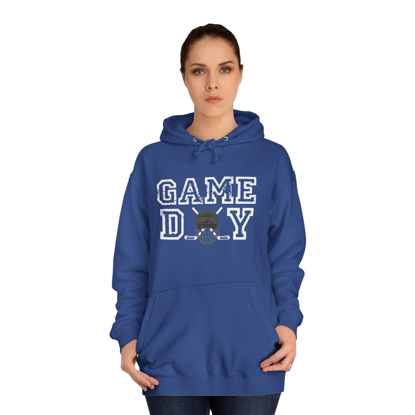Hockey Game Day Unisex College Hoodie