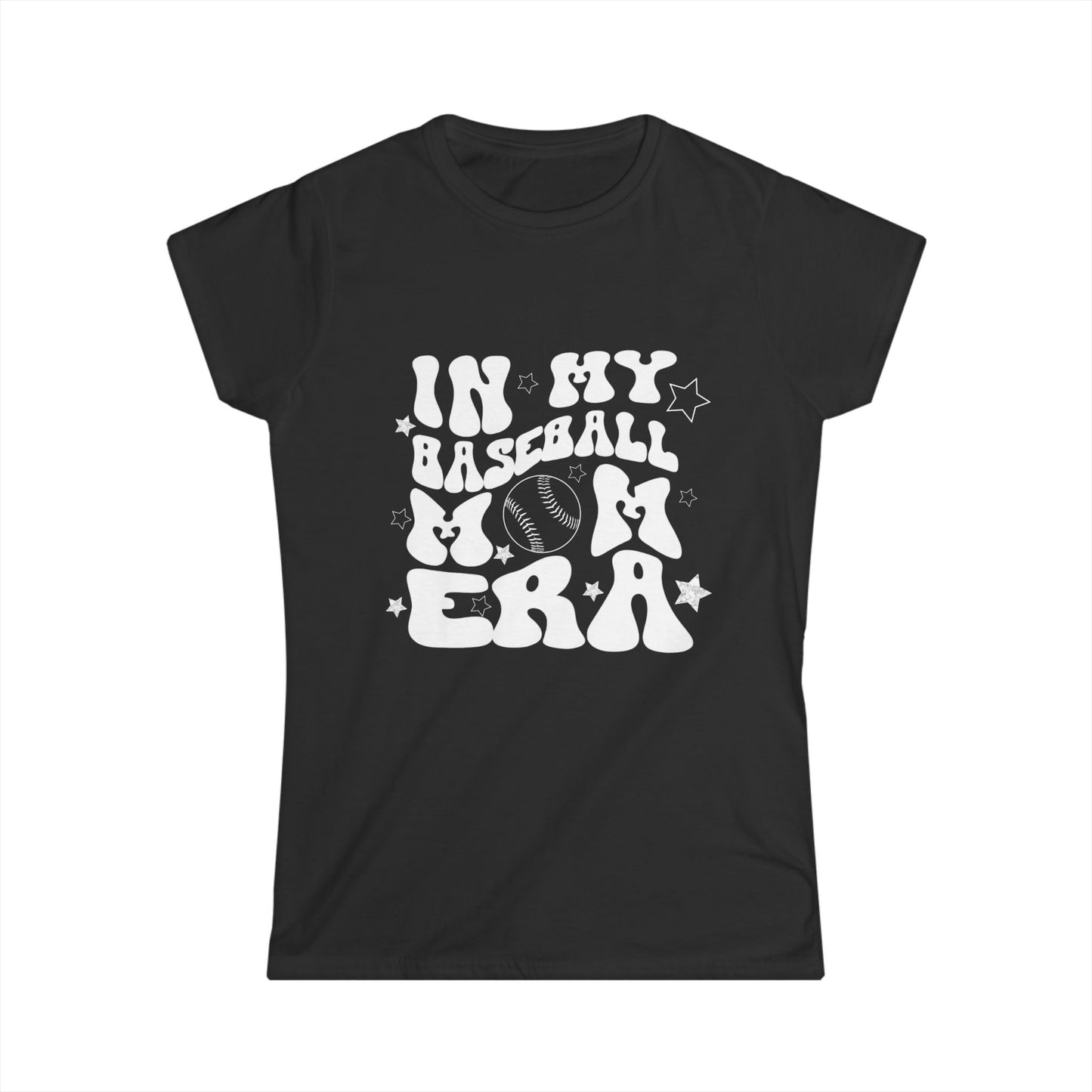 Baseball Mom Era Women's Softstyle Tee