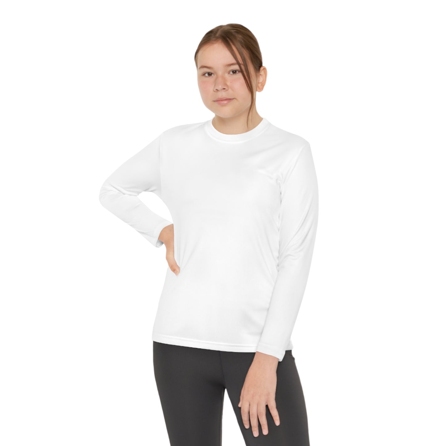 Skeleton Skateboarder Youth Long Sleeve Competitor Tee