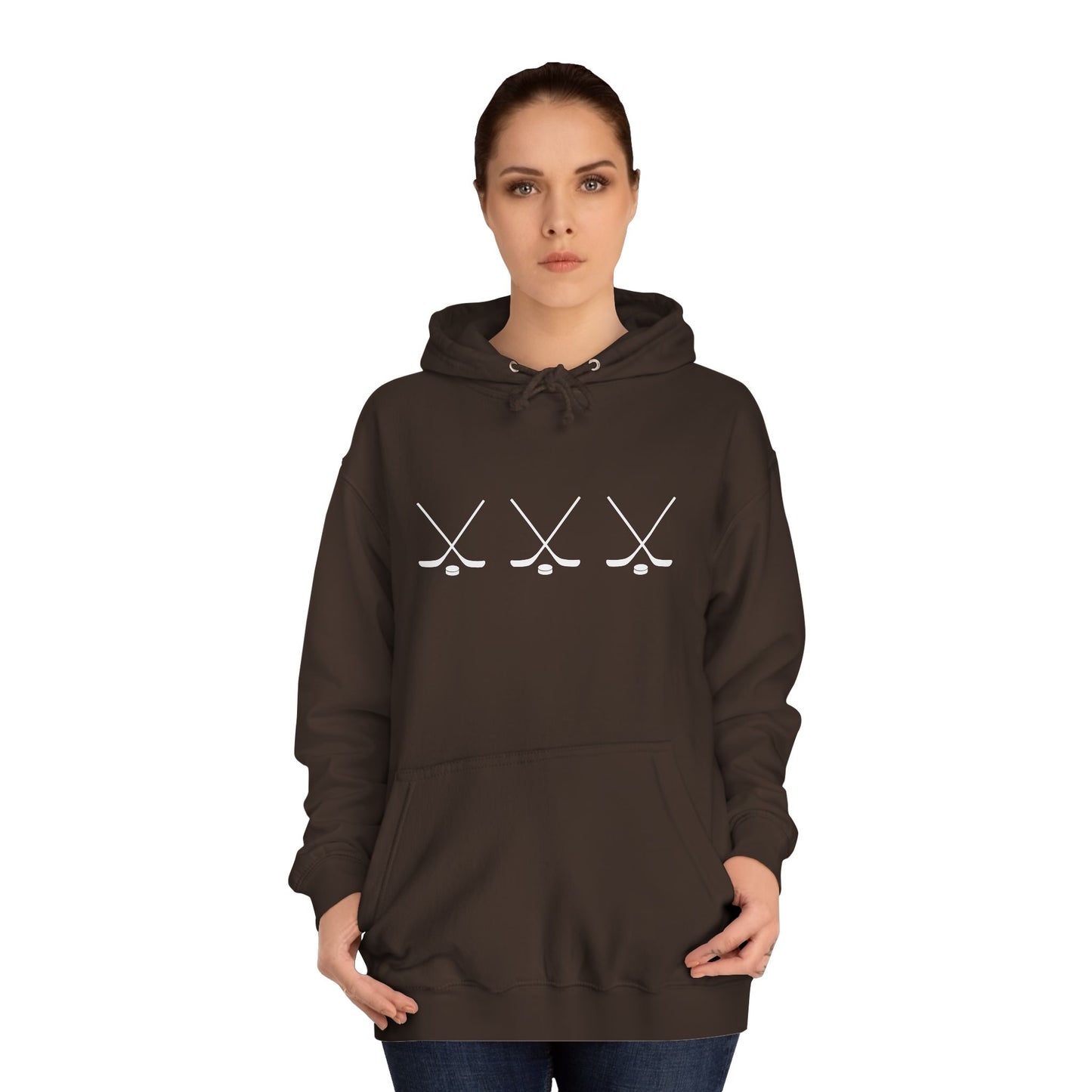 Hockey Sticks Unisex College Hoodie