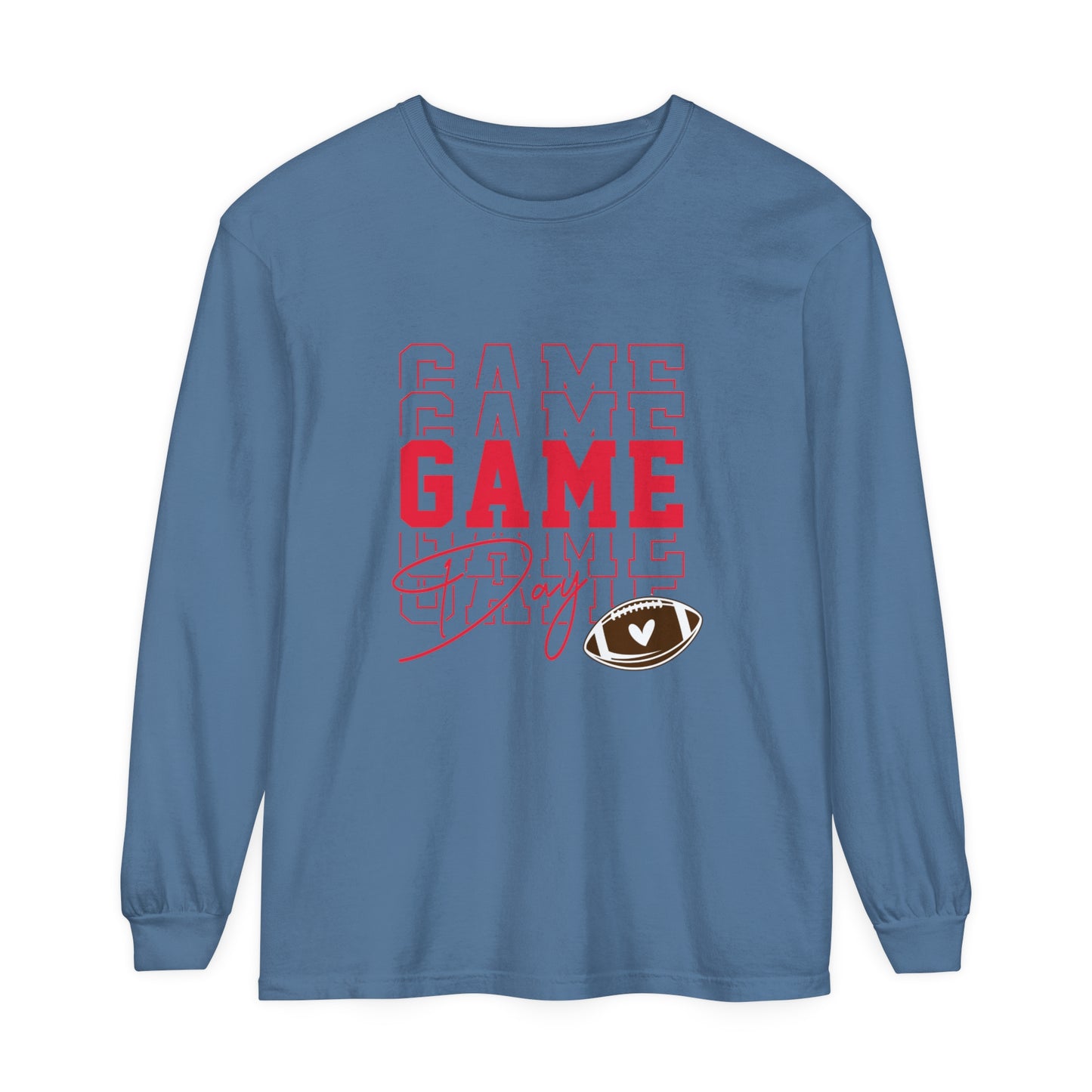 Game Day Triple Unisex Garment-dyed Long Sleeve T-Shirt