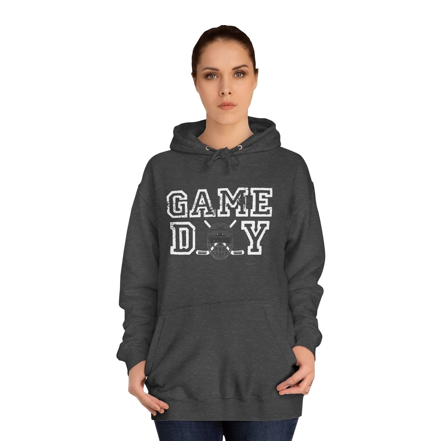 Hockey Game Day Unisex College Hoodie