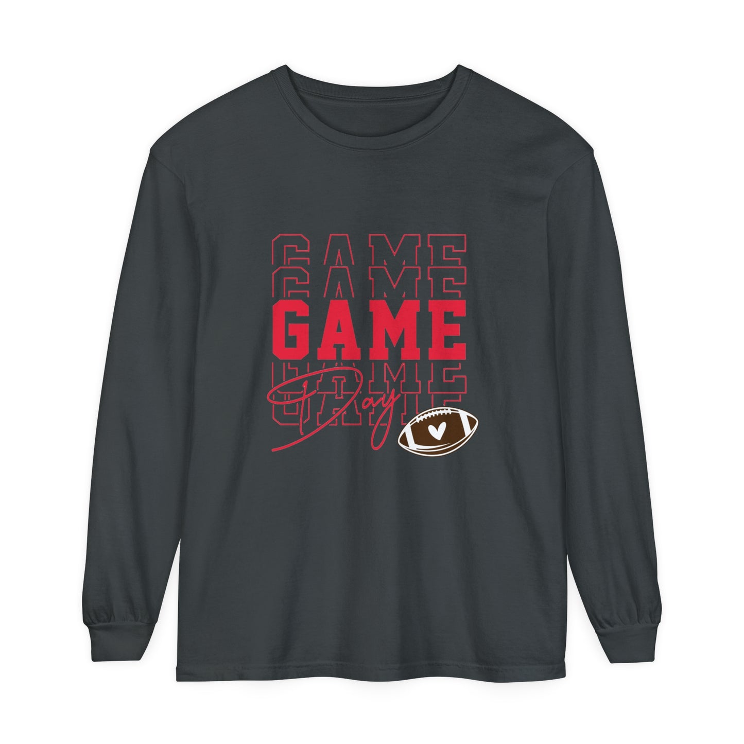 Game Day Triple Unisex Garment-dyed Long Sleeve T-Shirt