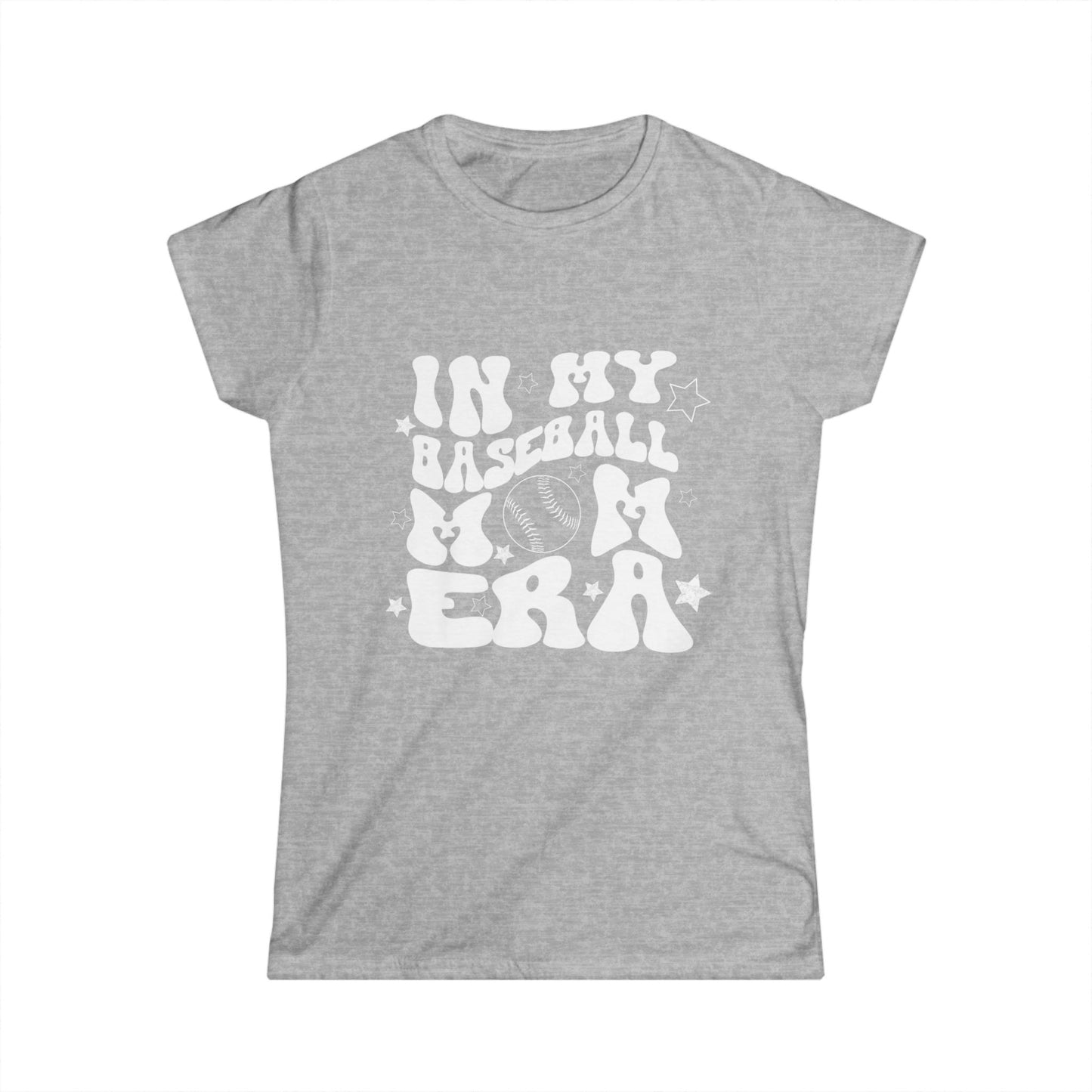 Baseball Mom Era Women's Softstyle Tee