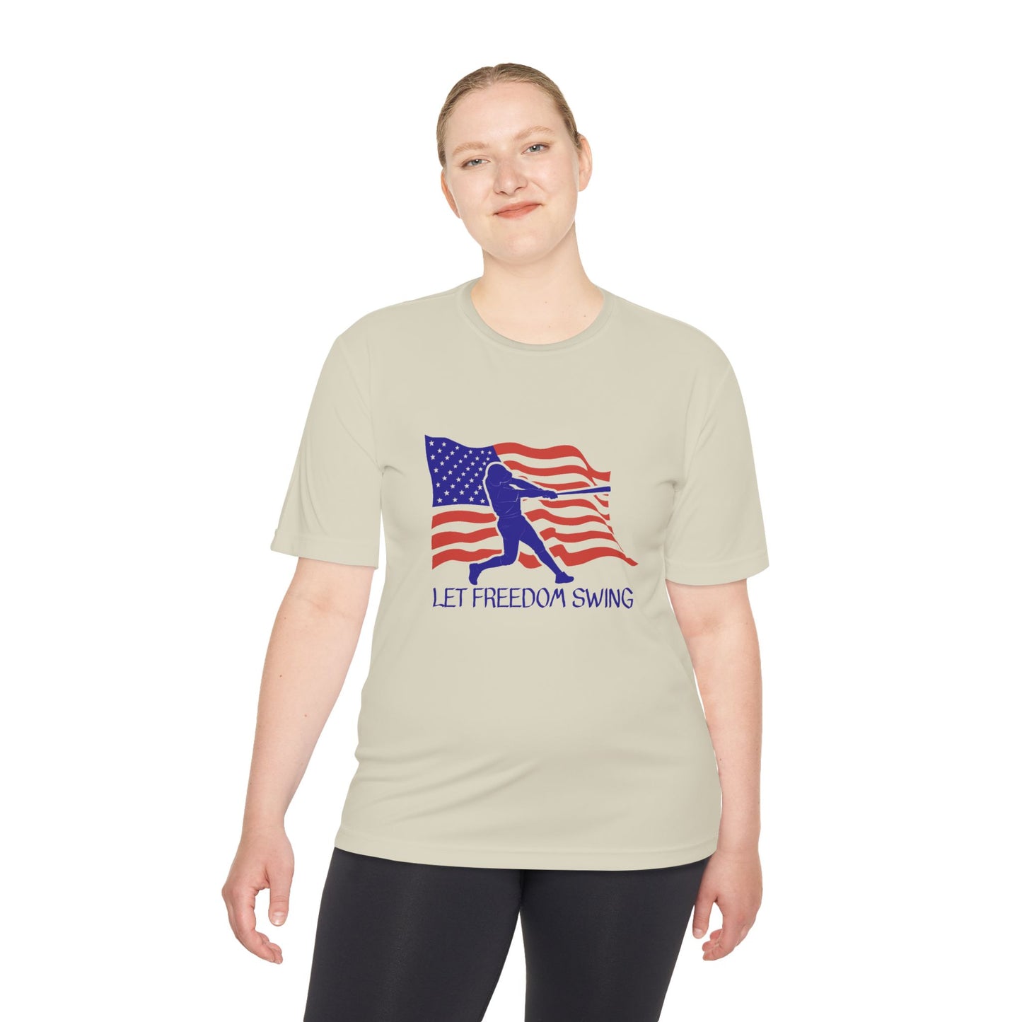 Let Freedom Swing Unisex Moisture Wicking Tee