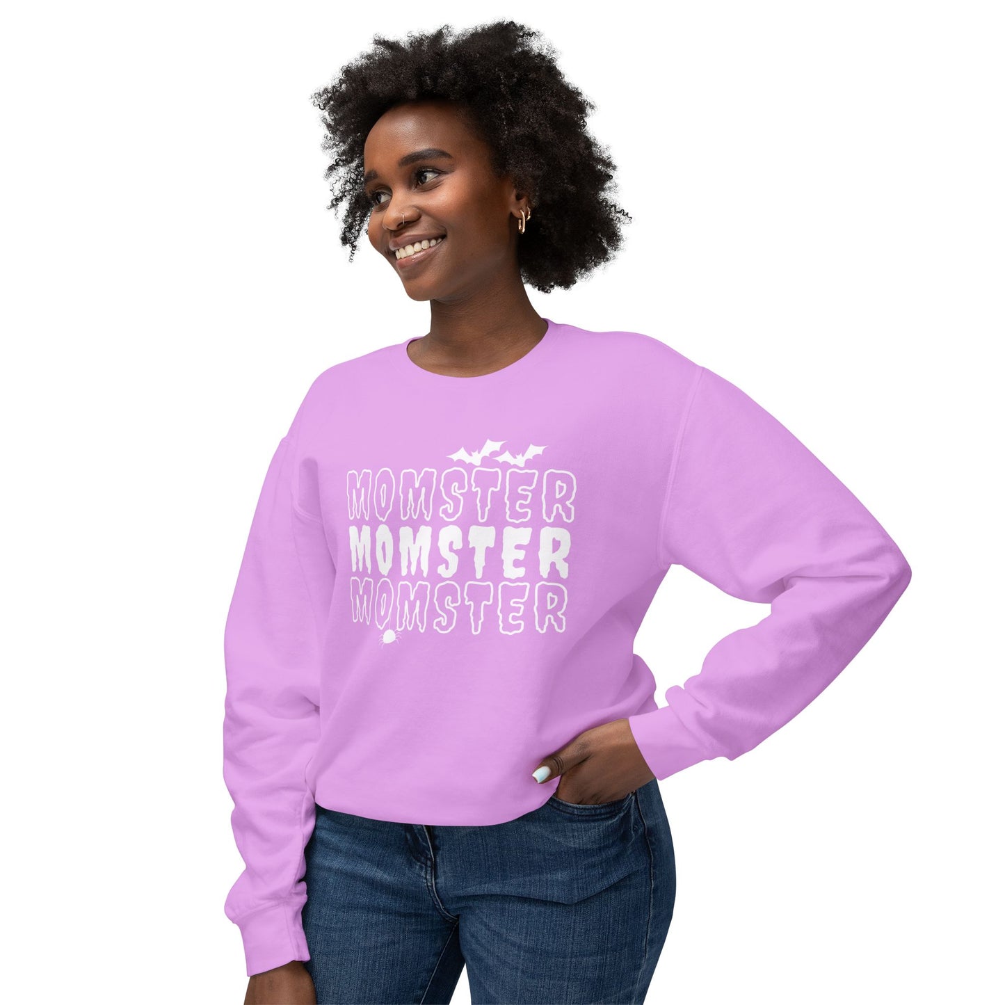 Momster Unisex Lightweight Crewneck Sweatshirt