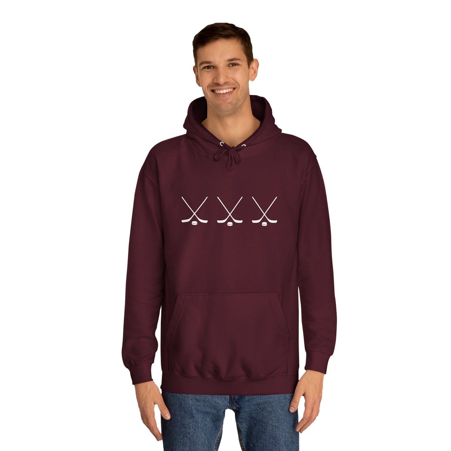 Hockey Sticks Unisex College Hoodie