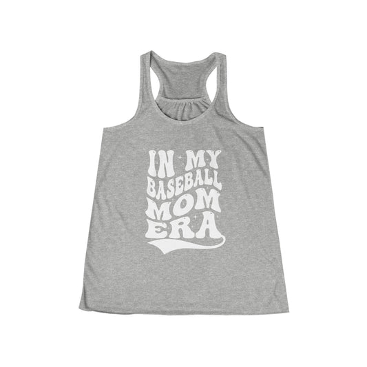 Baseball Mom Era Women's Flowy Racerback Tank