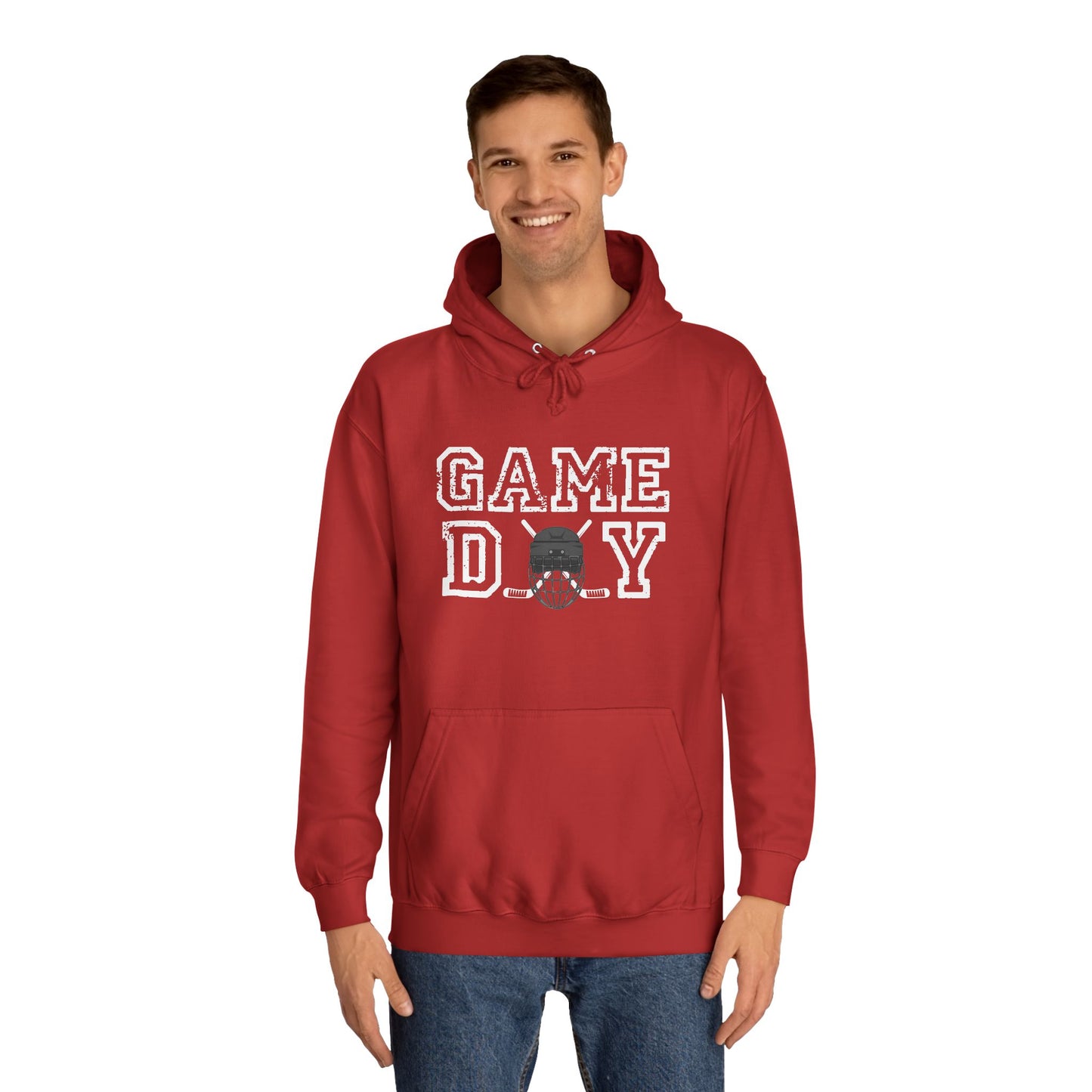 Hockey Game Day Unisex College Hoodie