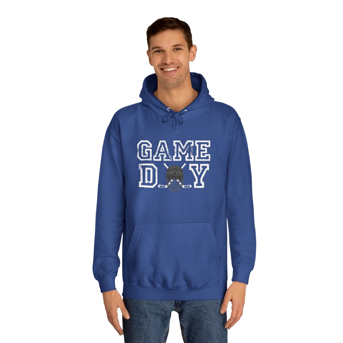 Hockey Game Day Unisex College Hoodie