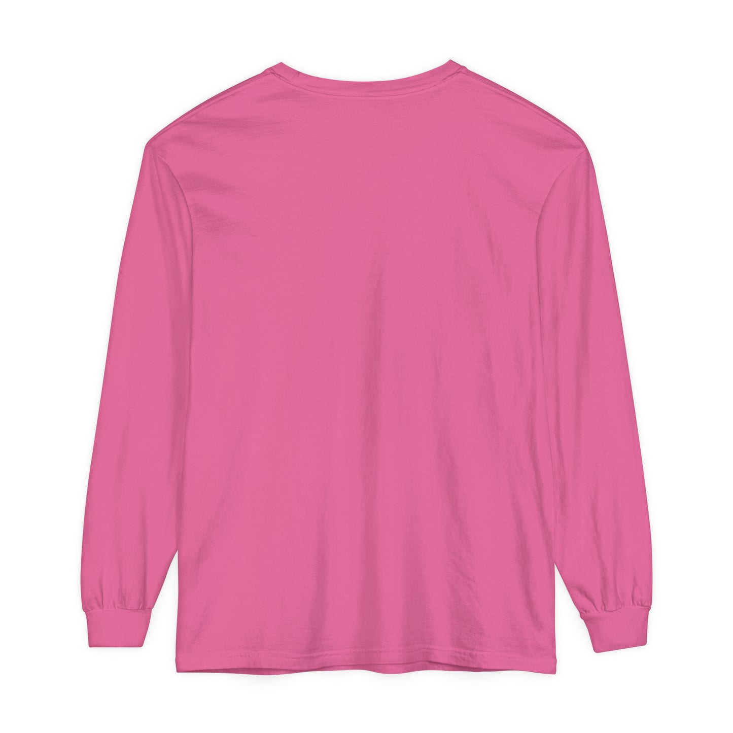 Football Ghost Unisex Garment-dyed Long Sleeve T-Shirt