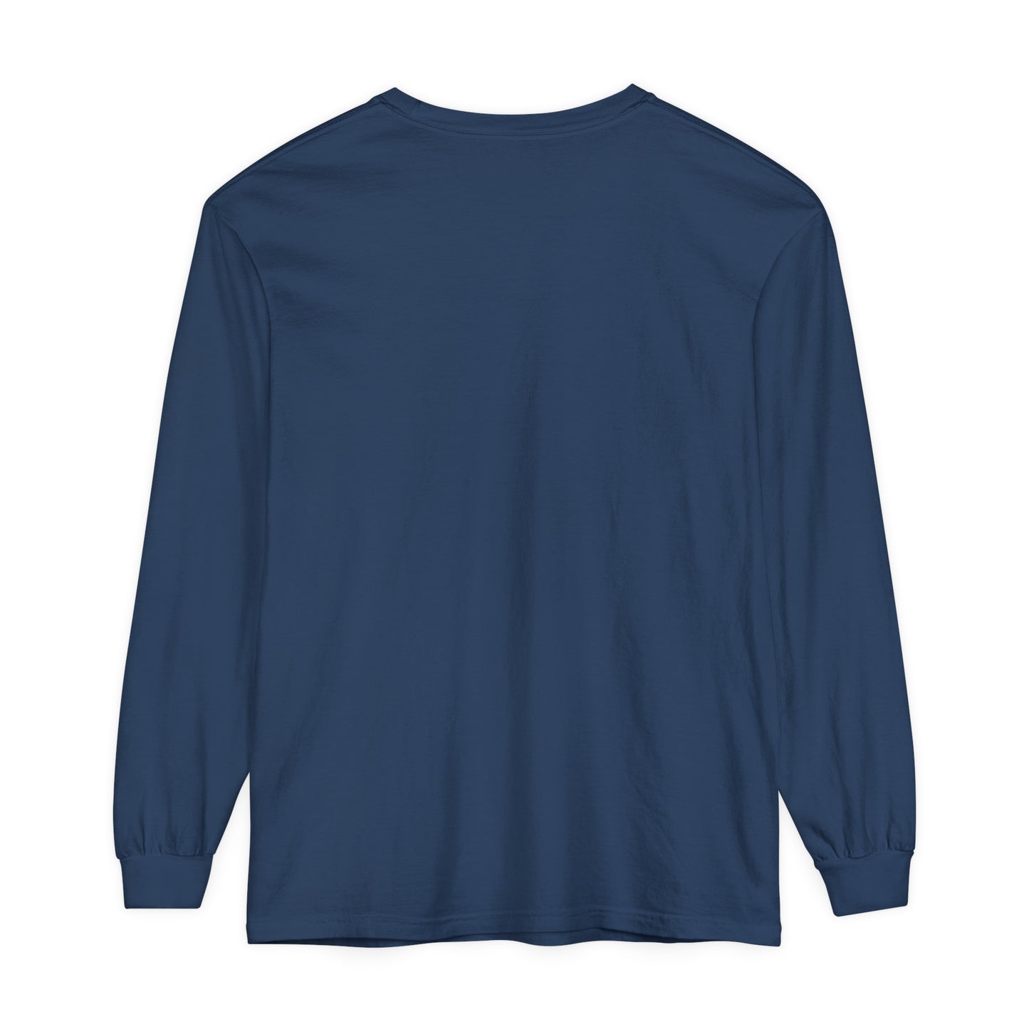 Baseball Ghost Unisex Garment-dyed Long Sleeve T-Shirt