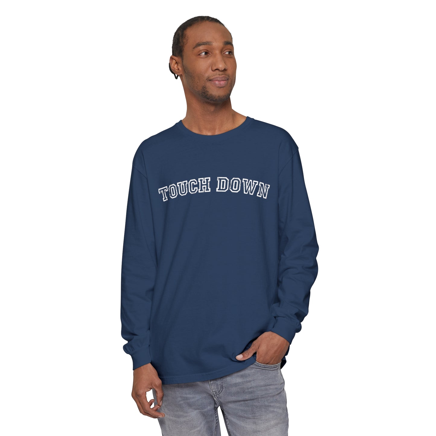 Touchdown Unisex Garment-dyed Long Sleeve T-Shirt