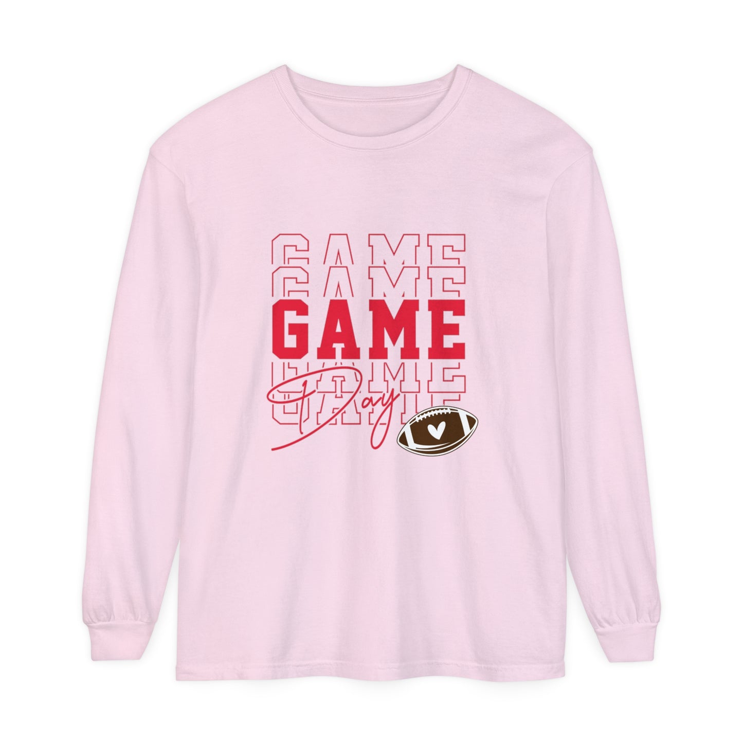 Game Day Triple Unisex Garment-dyed Long Sleeve T-Shirt