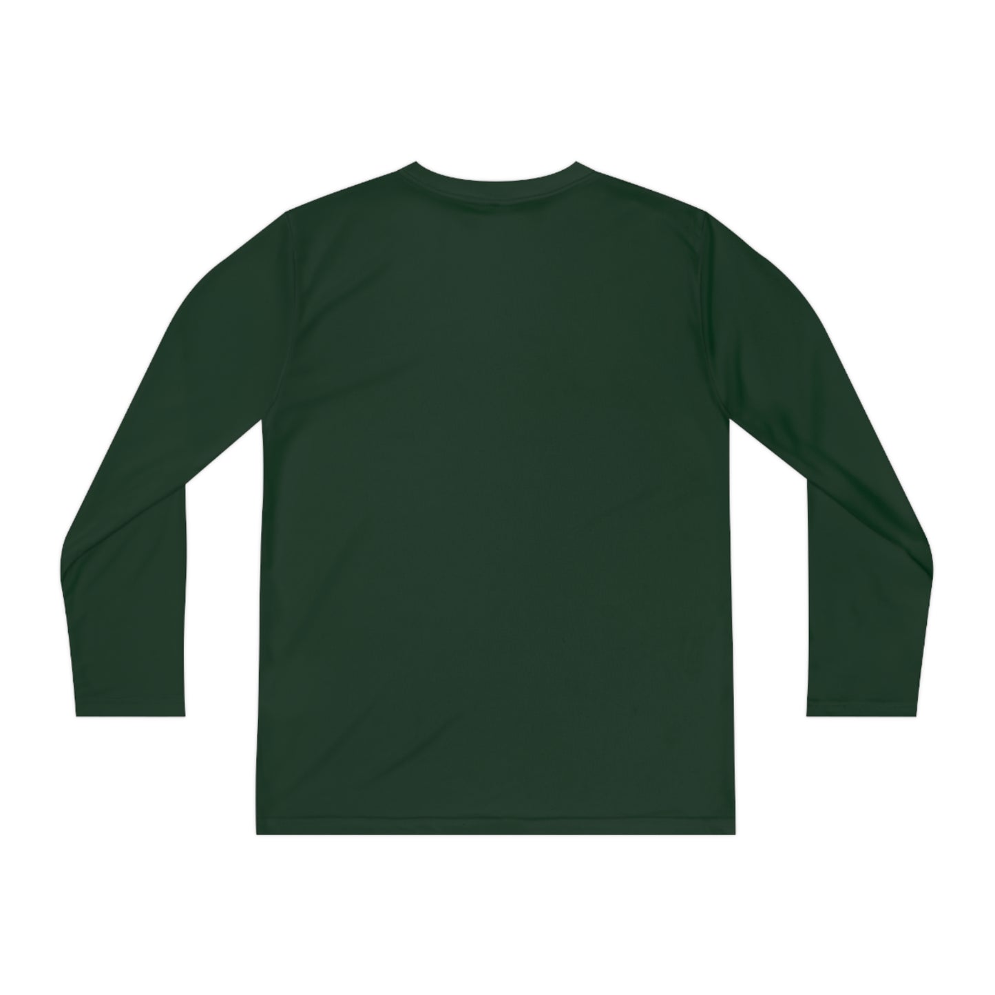Cute Ghost Youth Long Sleeve Competitor Tee