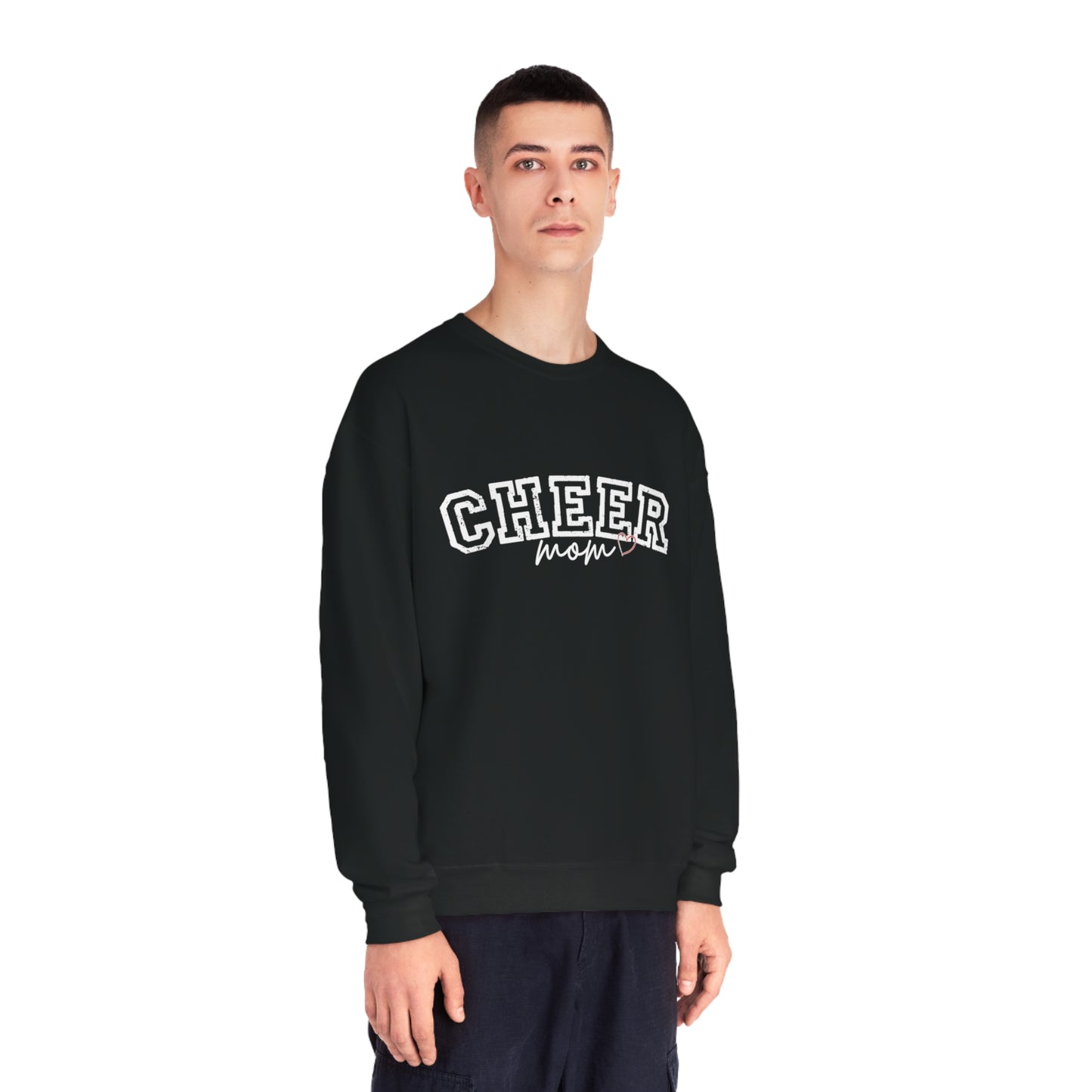 CHEER mom heart Unisex NuBlend® Crewneck Sweatshirt