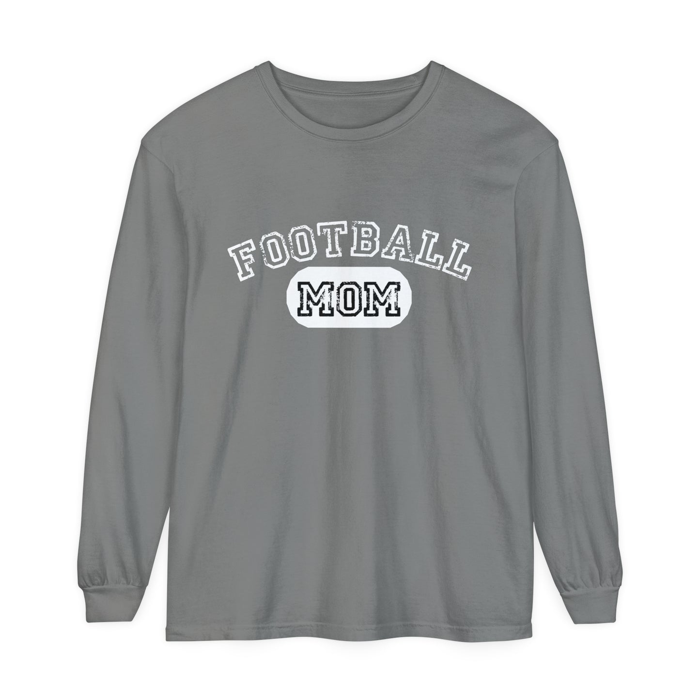 Football Mom Unisex Garment-dyed Long Sleeve T-Shirt