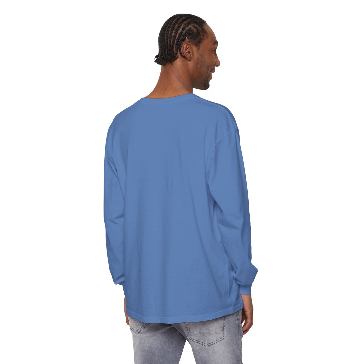 football. Unisex Garment-dyed Long Sleeve T-Shirt