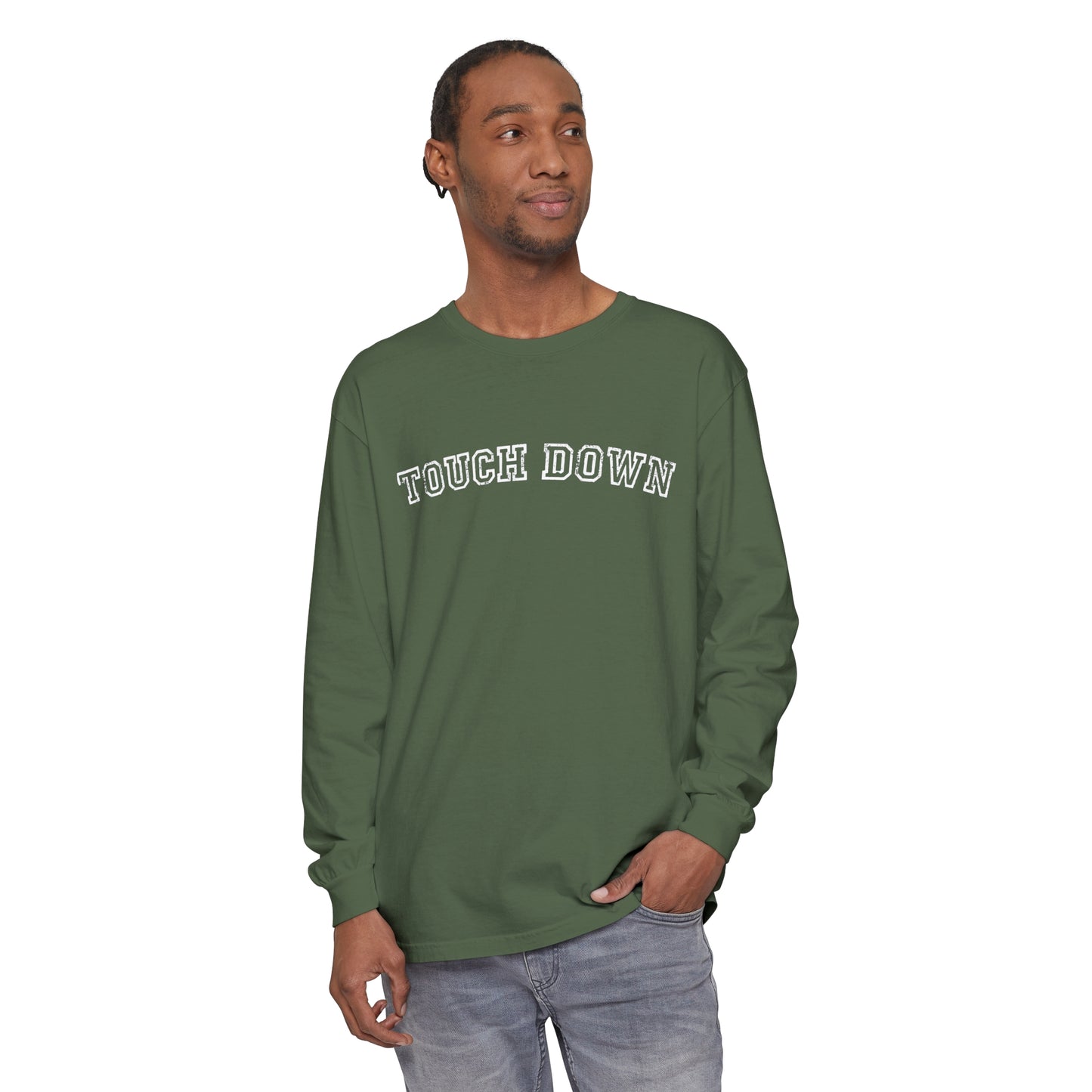 Touchdown Unisex Garment-dyed Long Sleeve T-Shirt