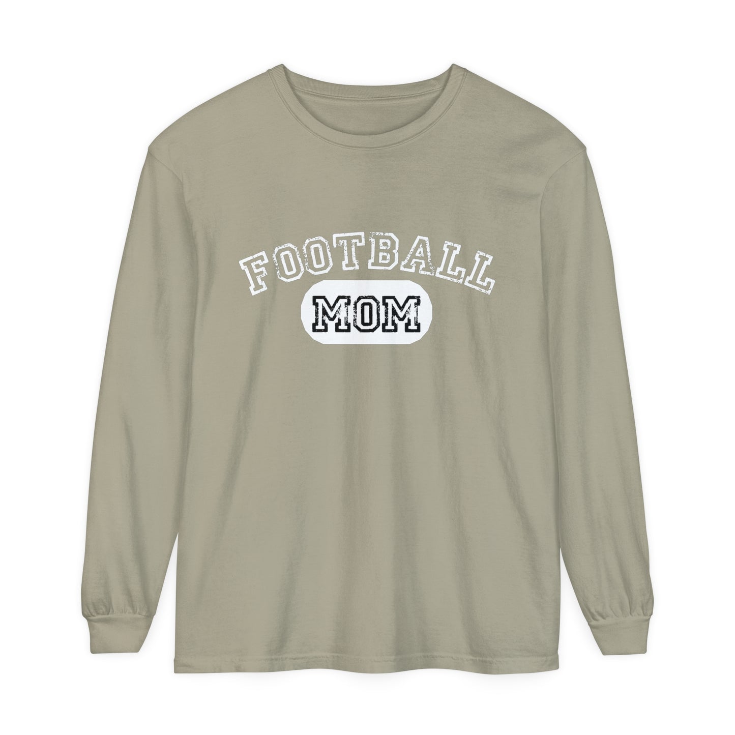 Football Mom Unisex Garment-dyed Long Sleeve T-Shirt