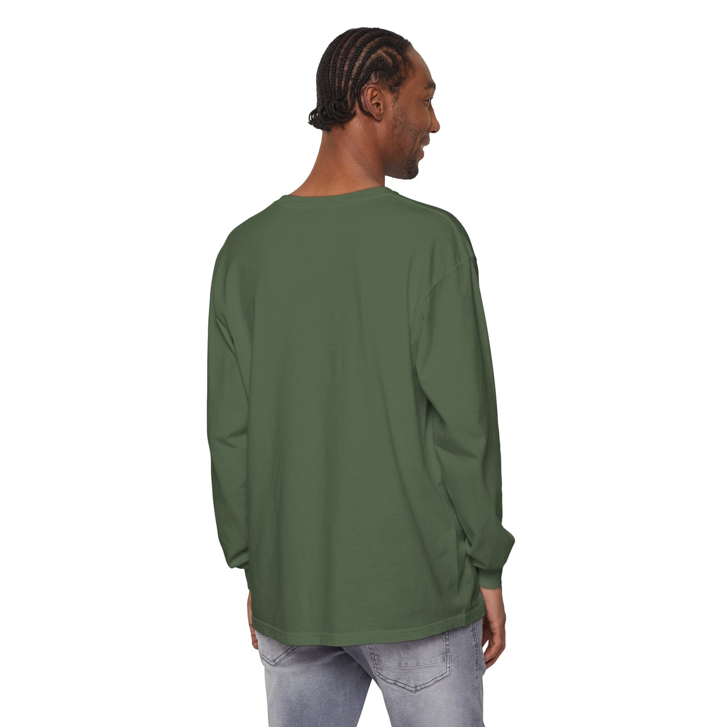 Dibs on the Coach Footbal Unisex Garment-dyed Long Sleeve T-Shirt