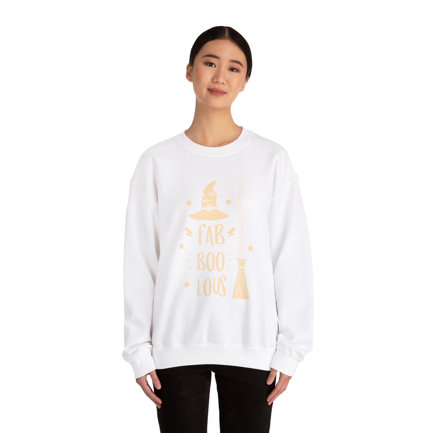 Fab Boo Lous Unisex Heavy Blend™ Crewneck Sweatshirt