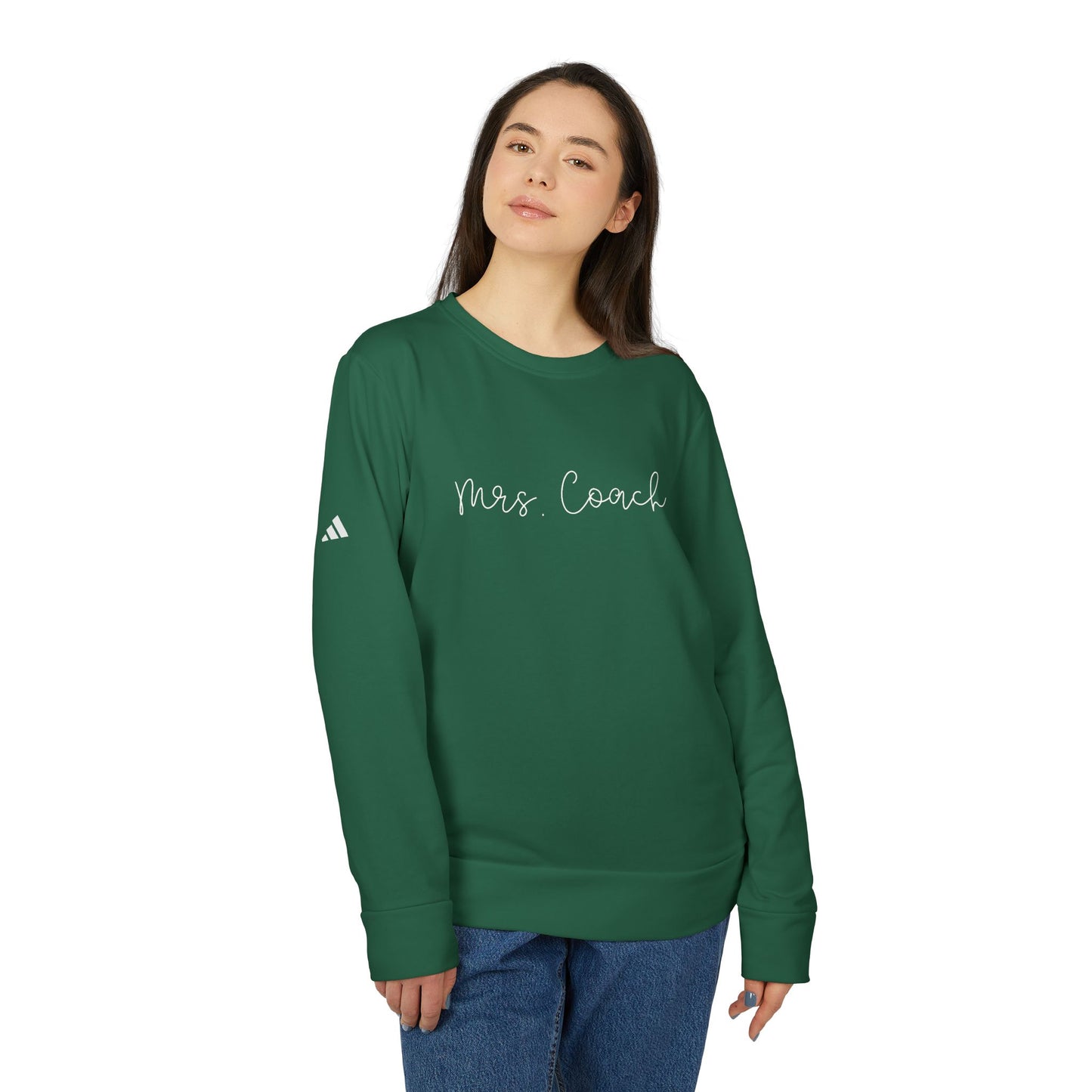 Mrs. Coach Adidas Unisex Fleece Crewneck Sweatshirt