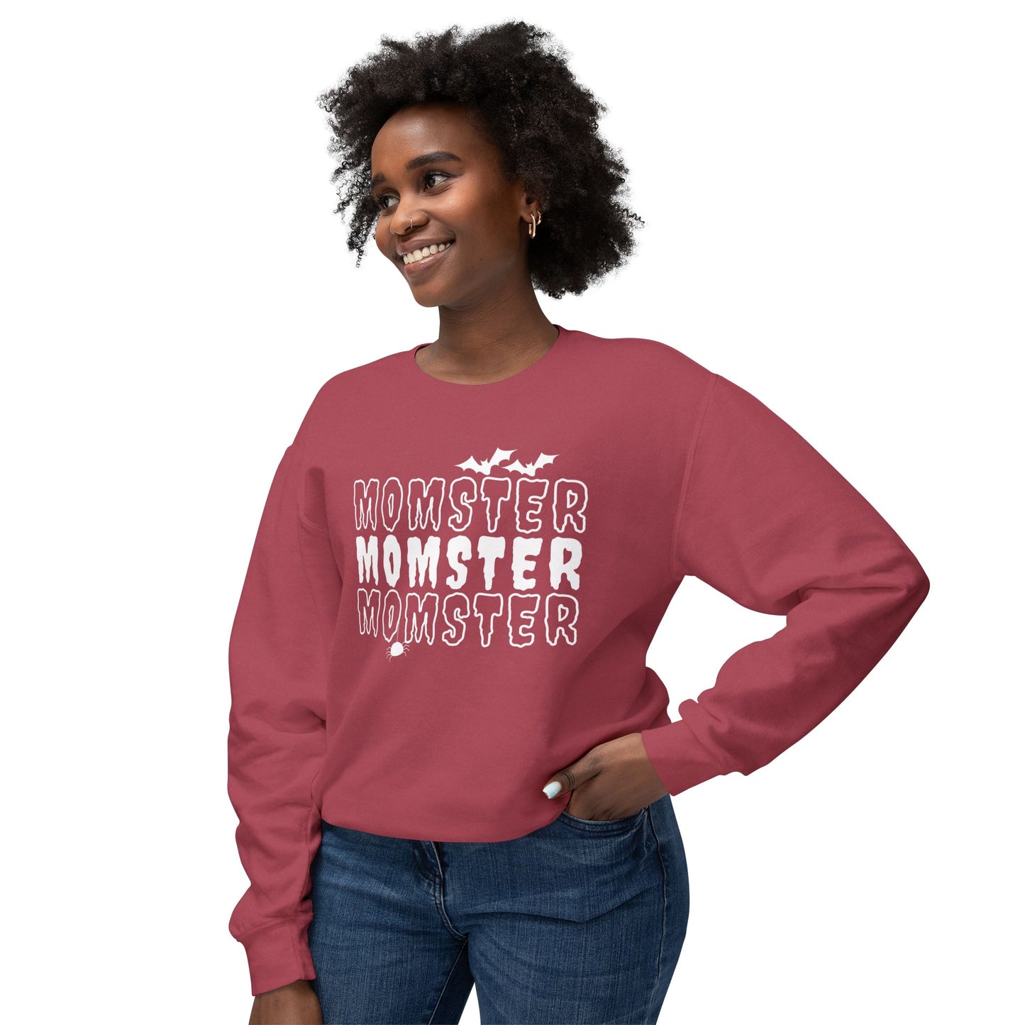 Momster Unisex Lightweight Crewneck Sweatshirt