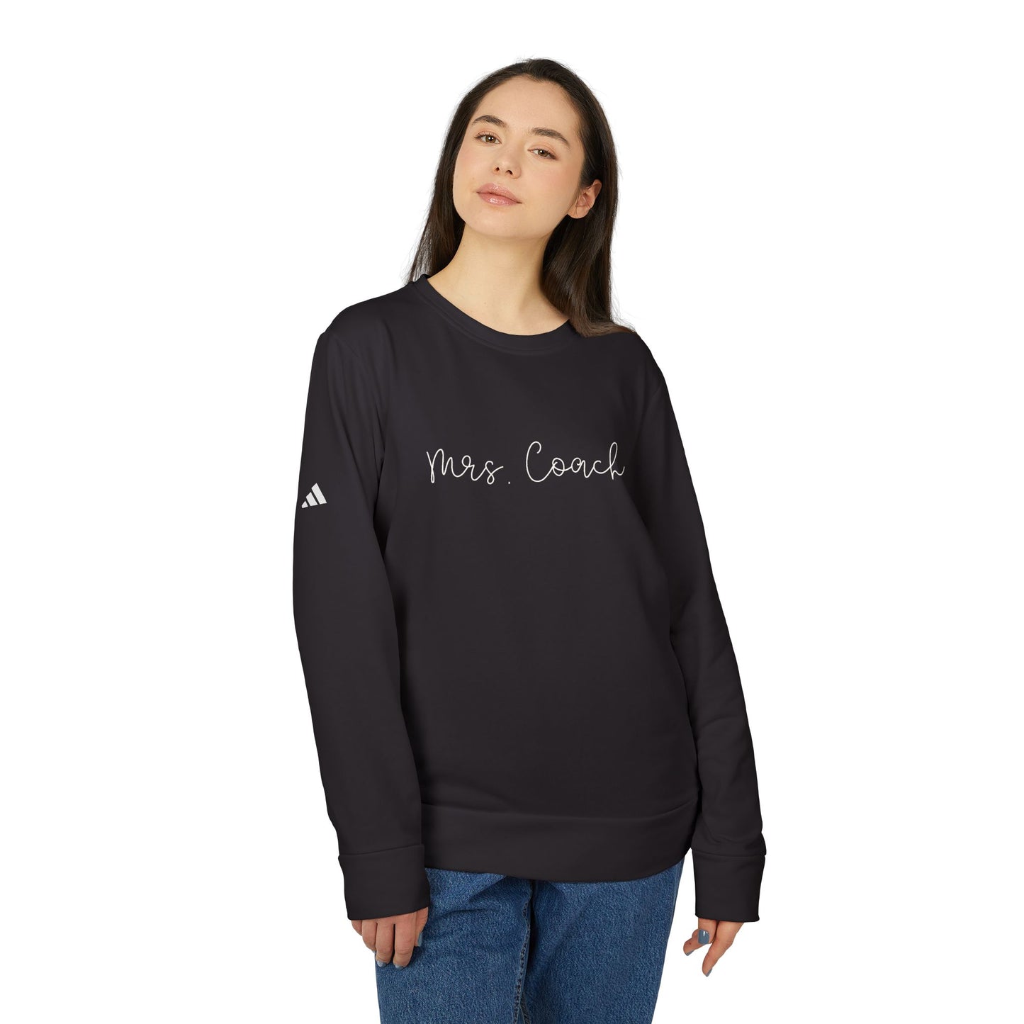 Mrs. Coach Adidas Unisex Fleece Crewneck Sweatshirt