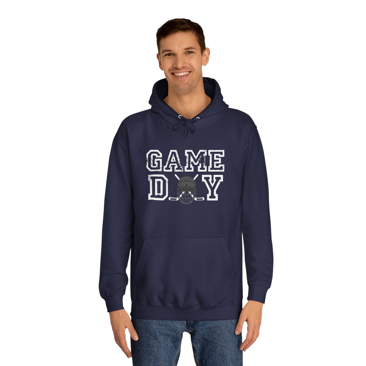 Hockey Game Day Unisex College Hoodie