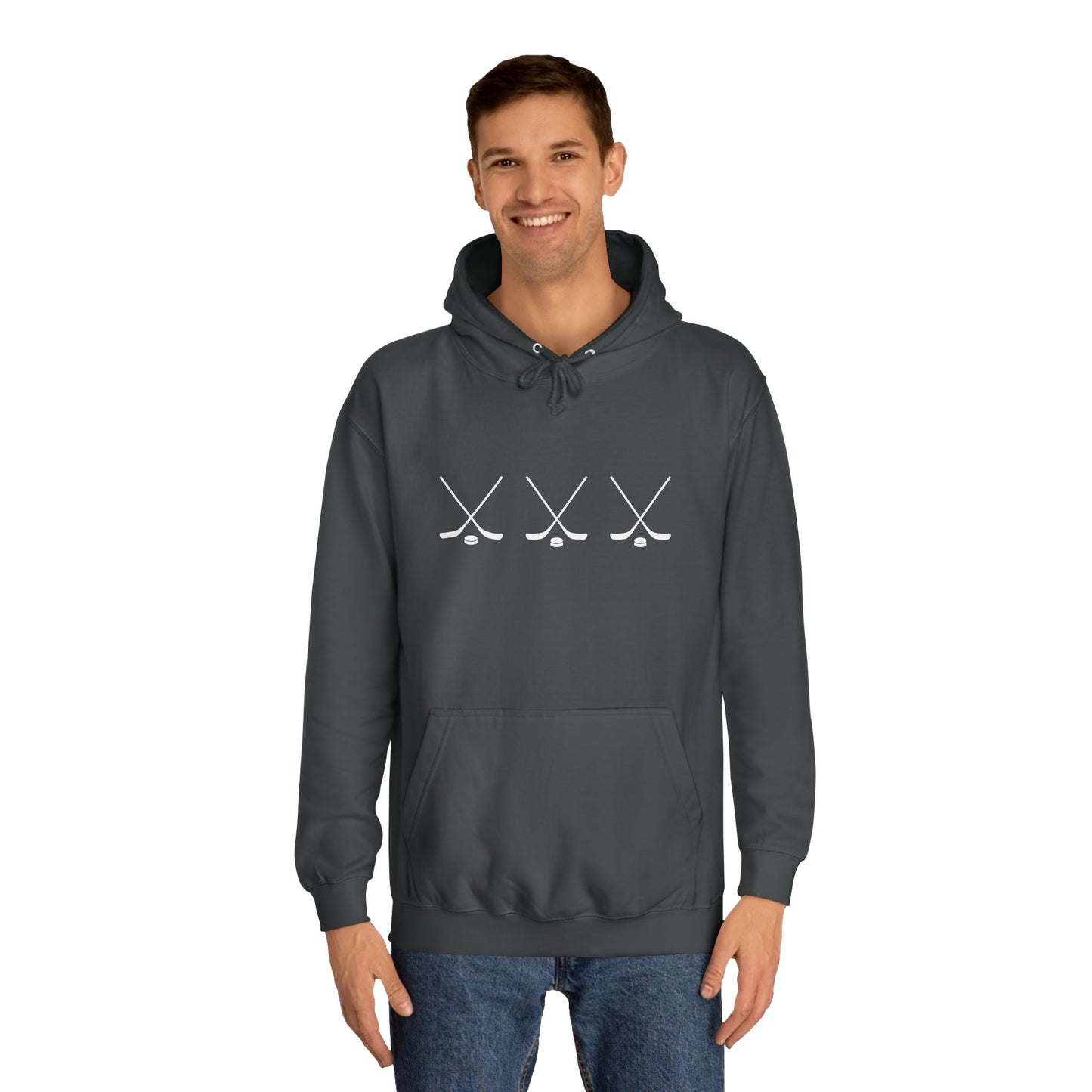 Hockey Sticks Unisex College Hoodie