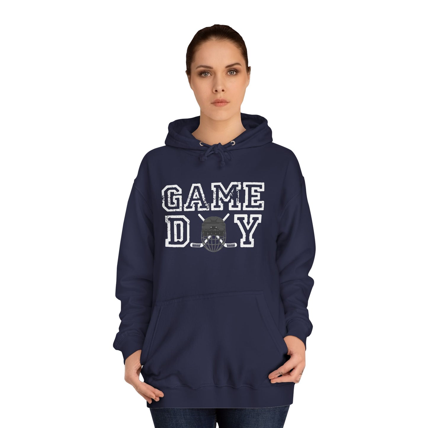 Hockey Game Day Unisex College Hoodie
