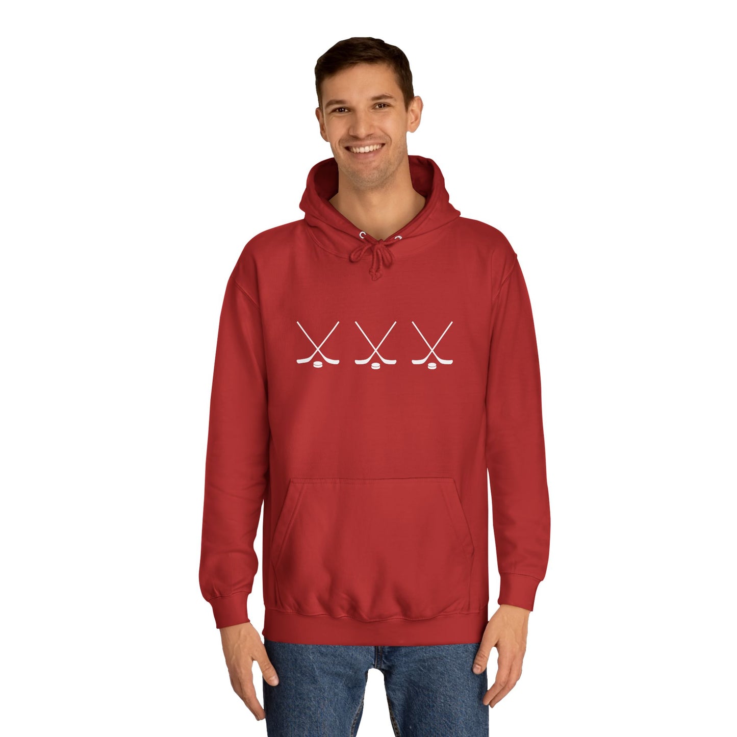 Hockey Sticks Unisex College Hoodie