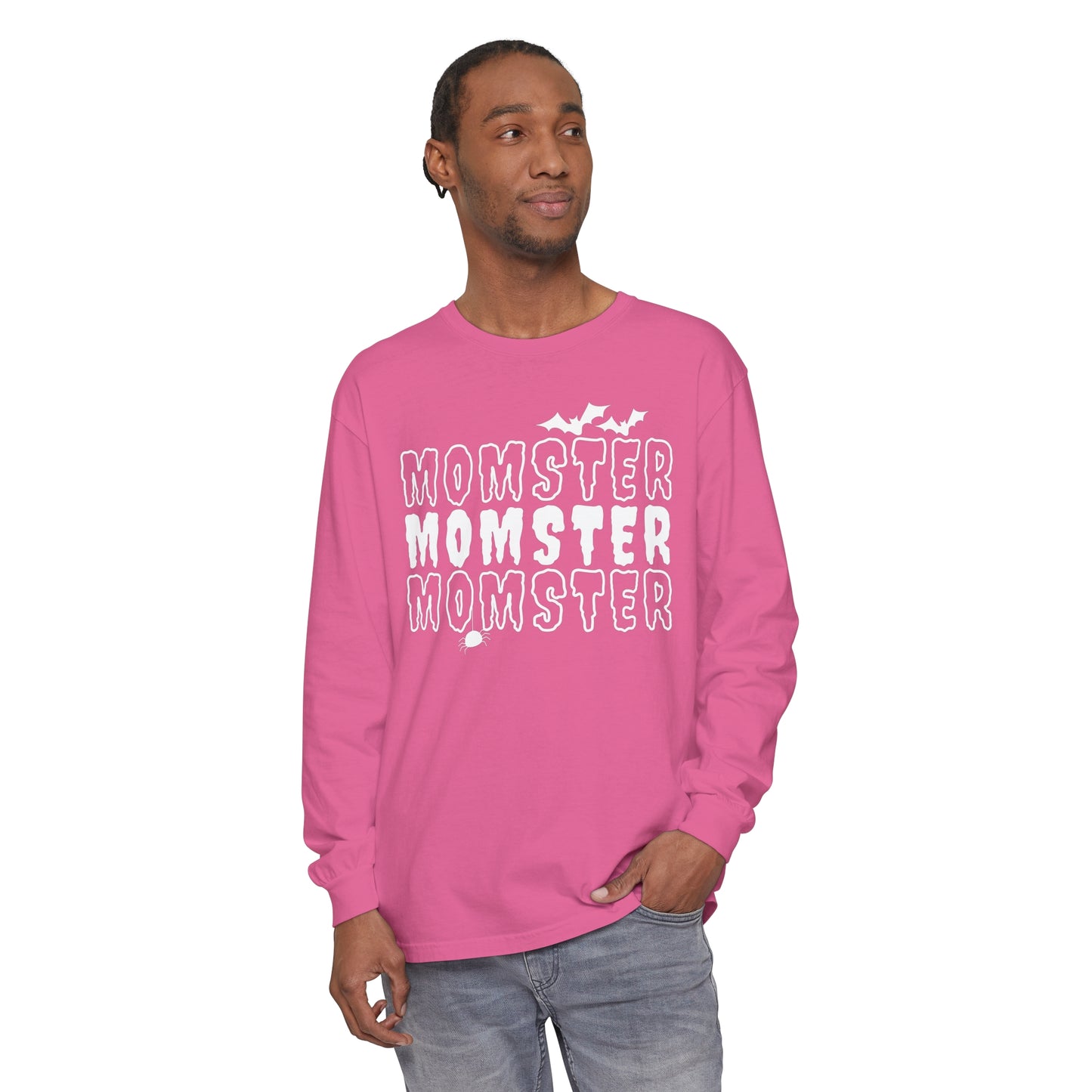 Momster Unisex Garment-dyed Long Sleeve T-Shirt
