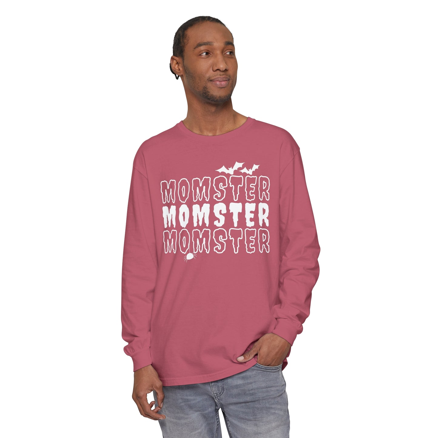 Momster Unisex Garment-dyed Long Sleeve T-Shirt