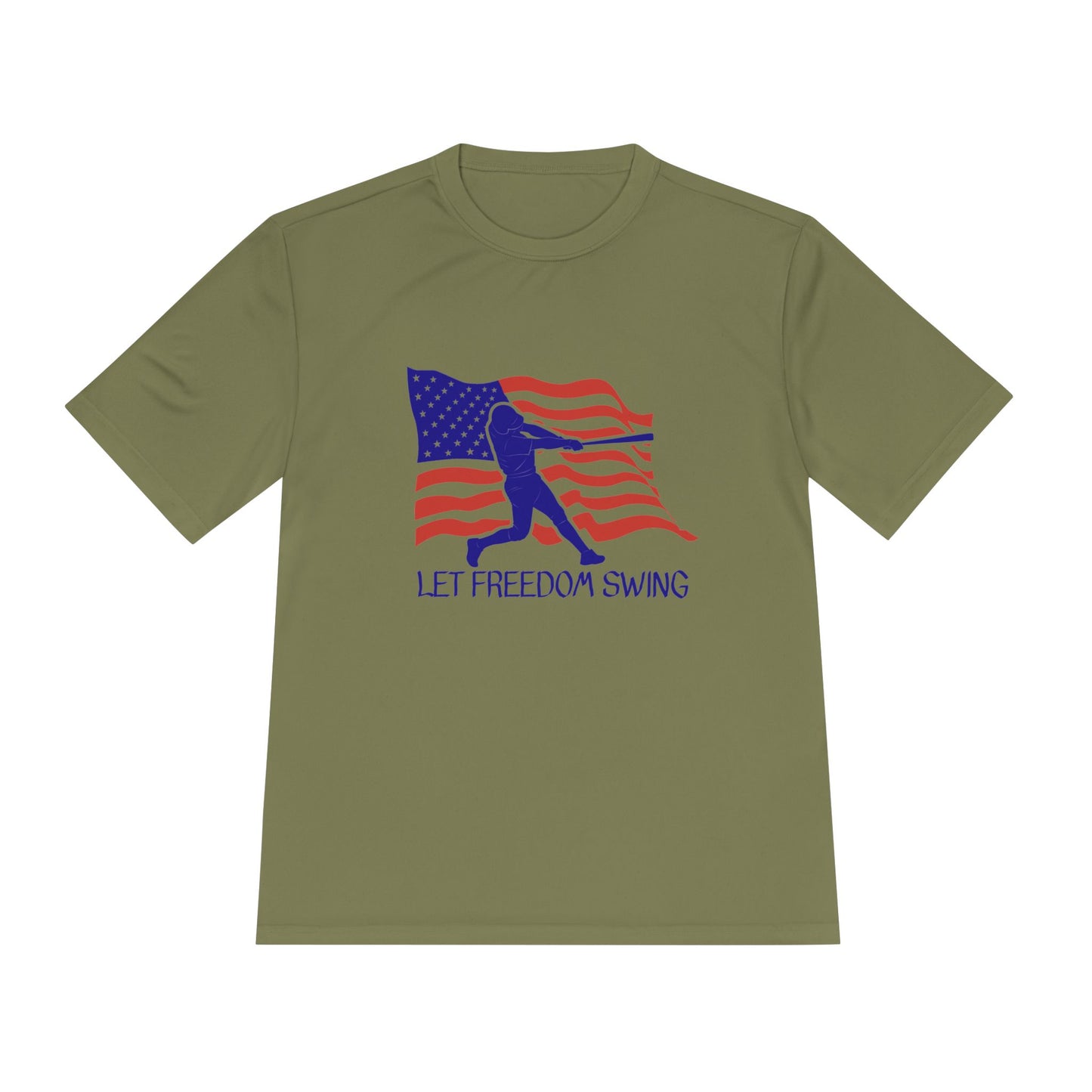 Let Freedom Swing Unisex Moisture Wicking Tee
