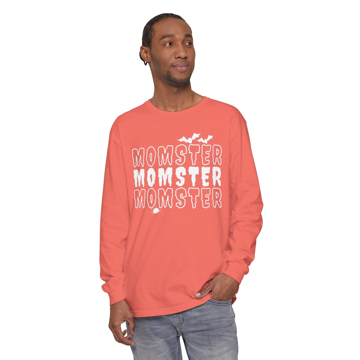 Momster Unisex Garment-dyed Long Sleeve T-Shirt