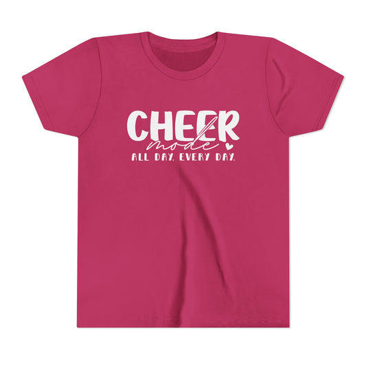 Cheer Mode kids T Youth Short Sleeve Tee