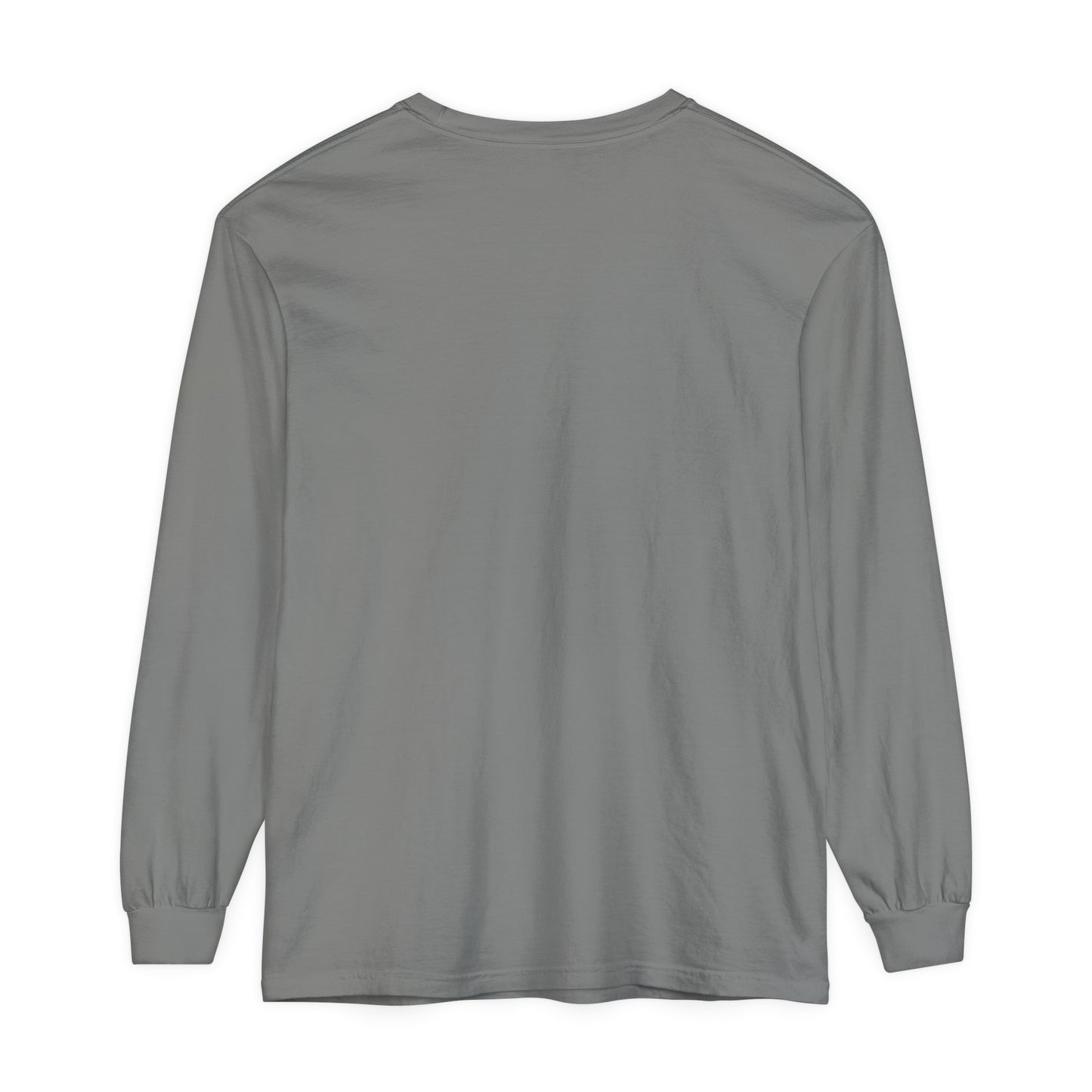 Football Ghost Unisex Garment-dyed Long Sleeve T-Shirt