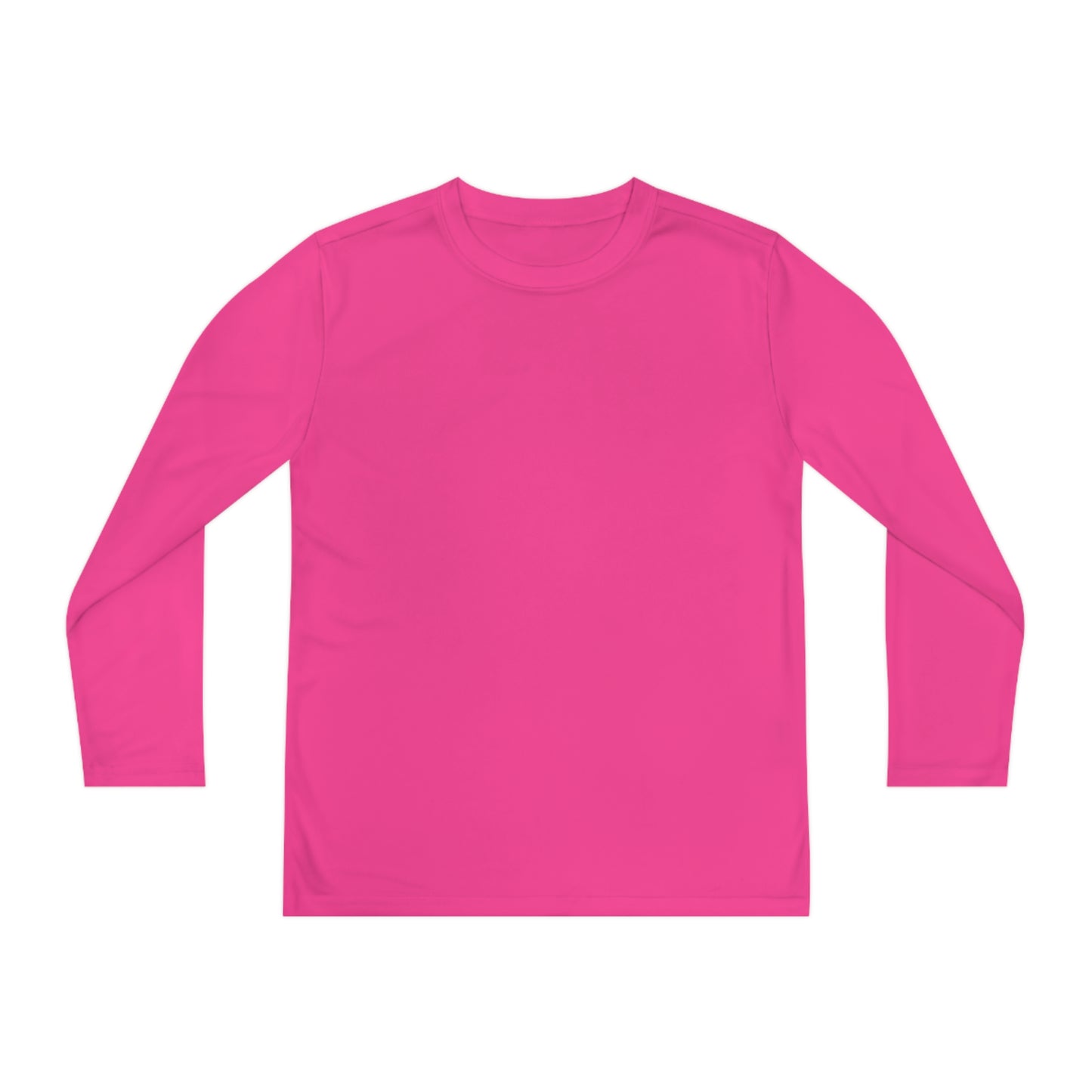 Cute Ghost Youth Long Sleeve Competitor Tee