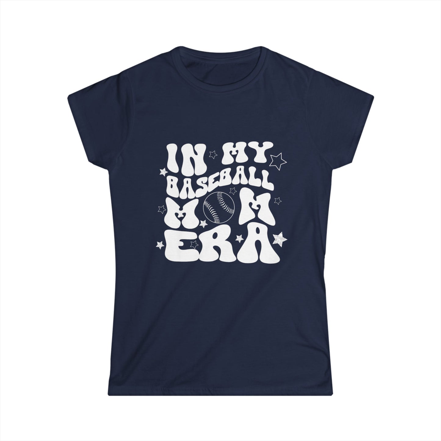 Baseball Mom Era Women's Softstyle Tee