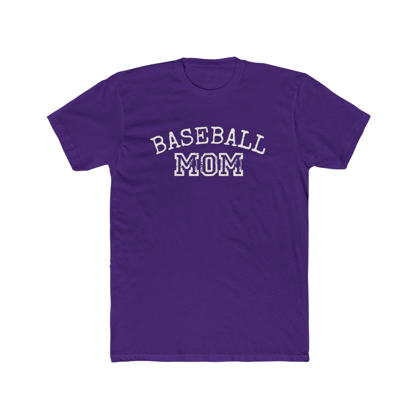 Baseball Mom Unisex Cotton Crew Tee