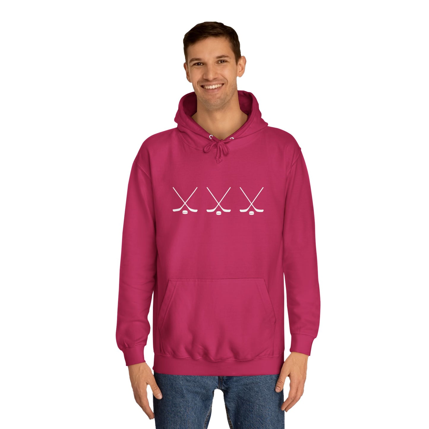 Hockey Sticks Unisex College Hoodie