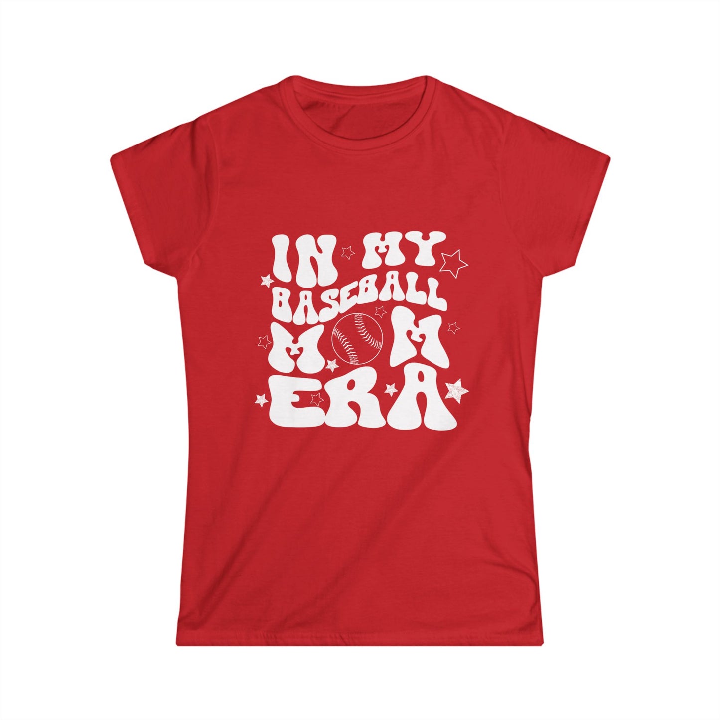 Baseball Mom Era Women's Softstyle Tee