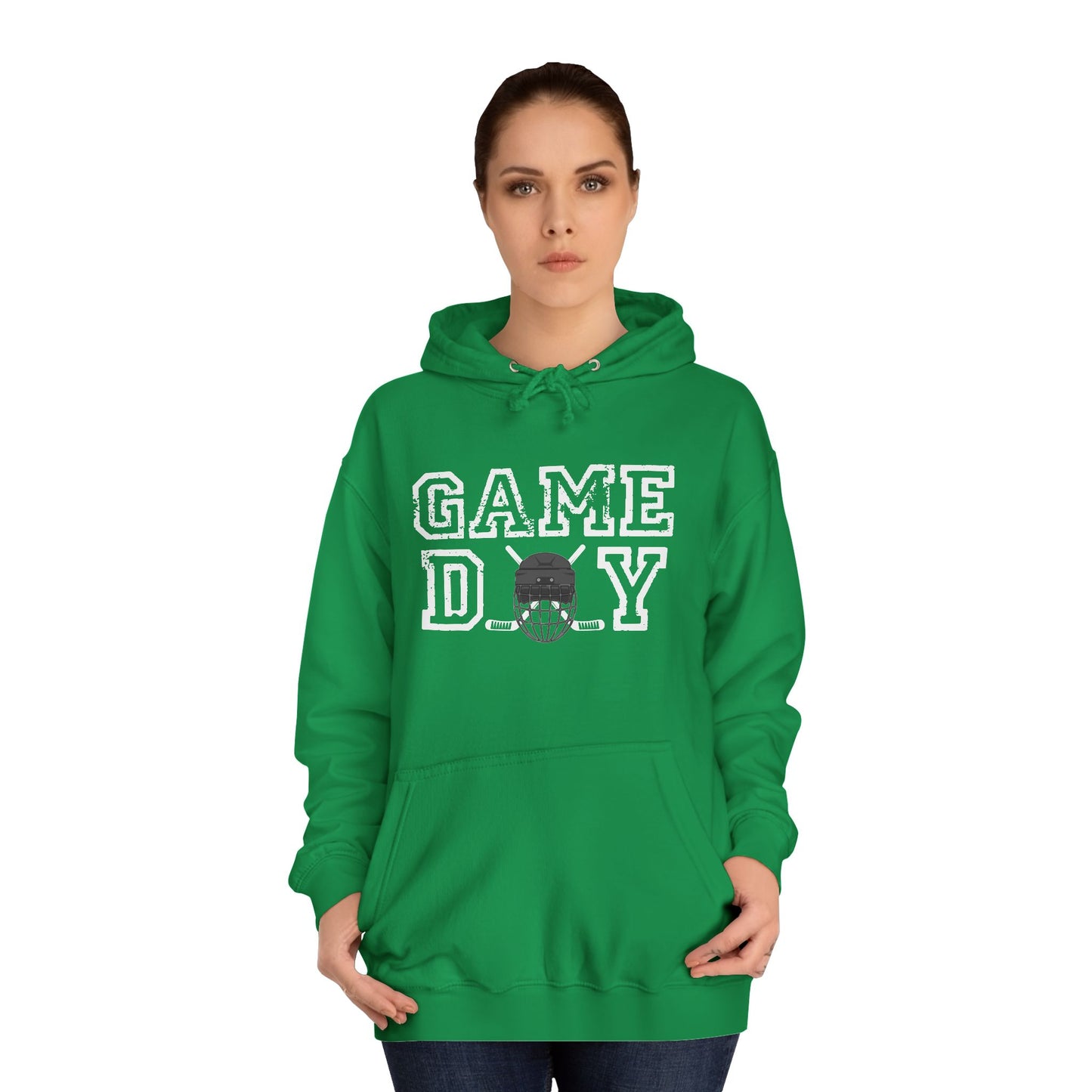 Hockey Game Day Unisex College Hoodie