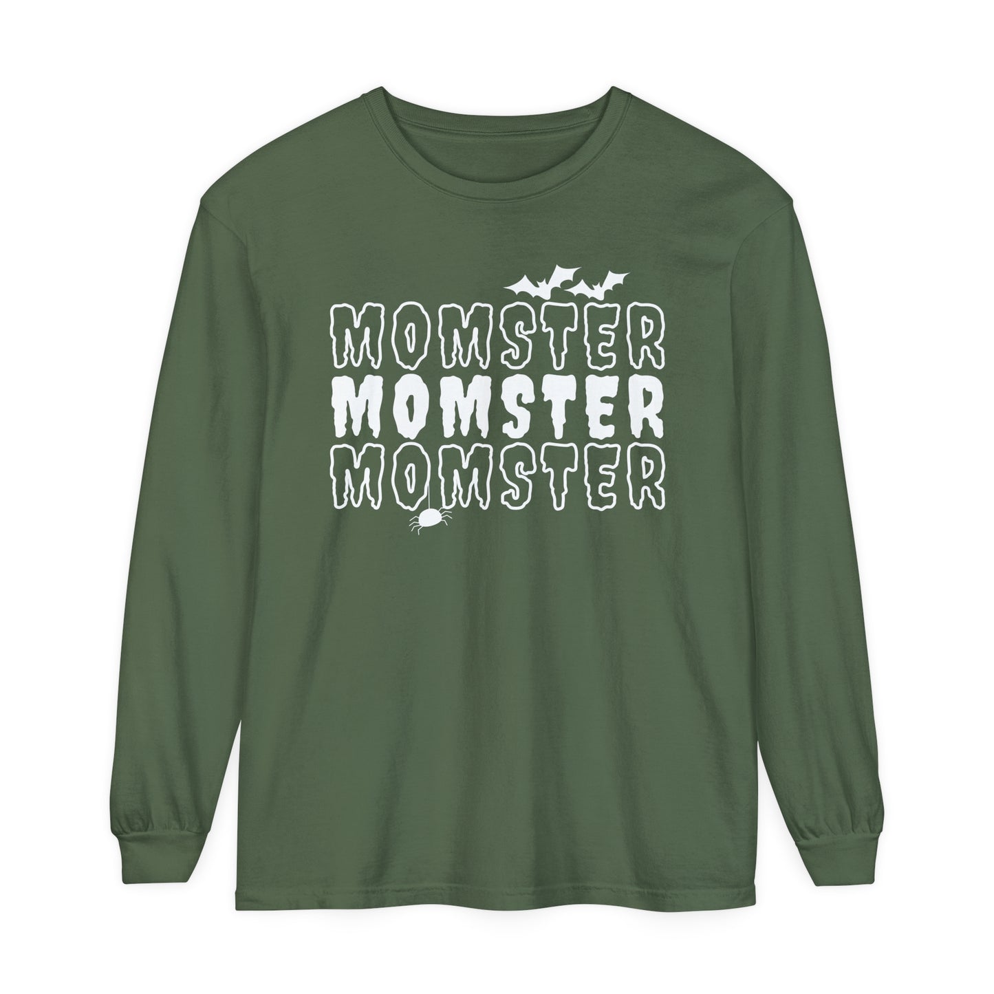Momster Unisex Garment-dyed Long Sleeve T-Shirt