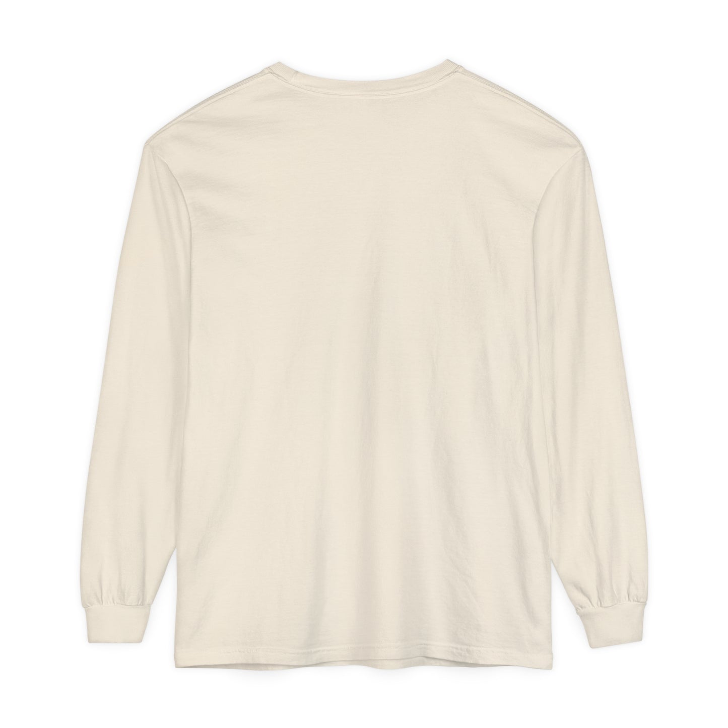 Dunking Basketball Ghost Unisex Garment-dyed Long Sleeve T-Shirt