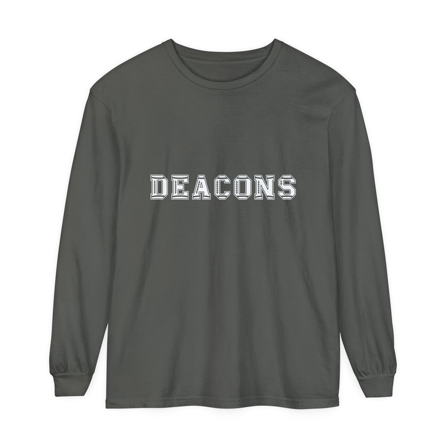 Deacons Unisex Garment-dyed Long Sleeve T-Shirt