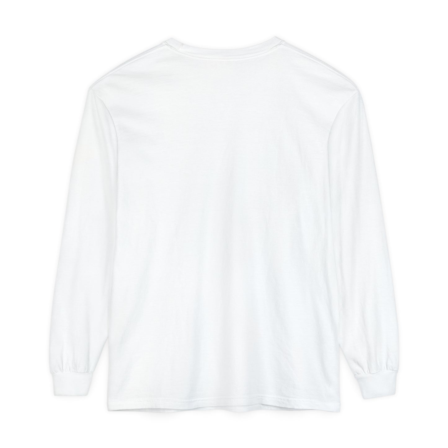 Game Day Football White Unisex Garment-dyed Long Sleeve T-Shirt