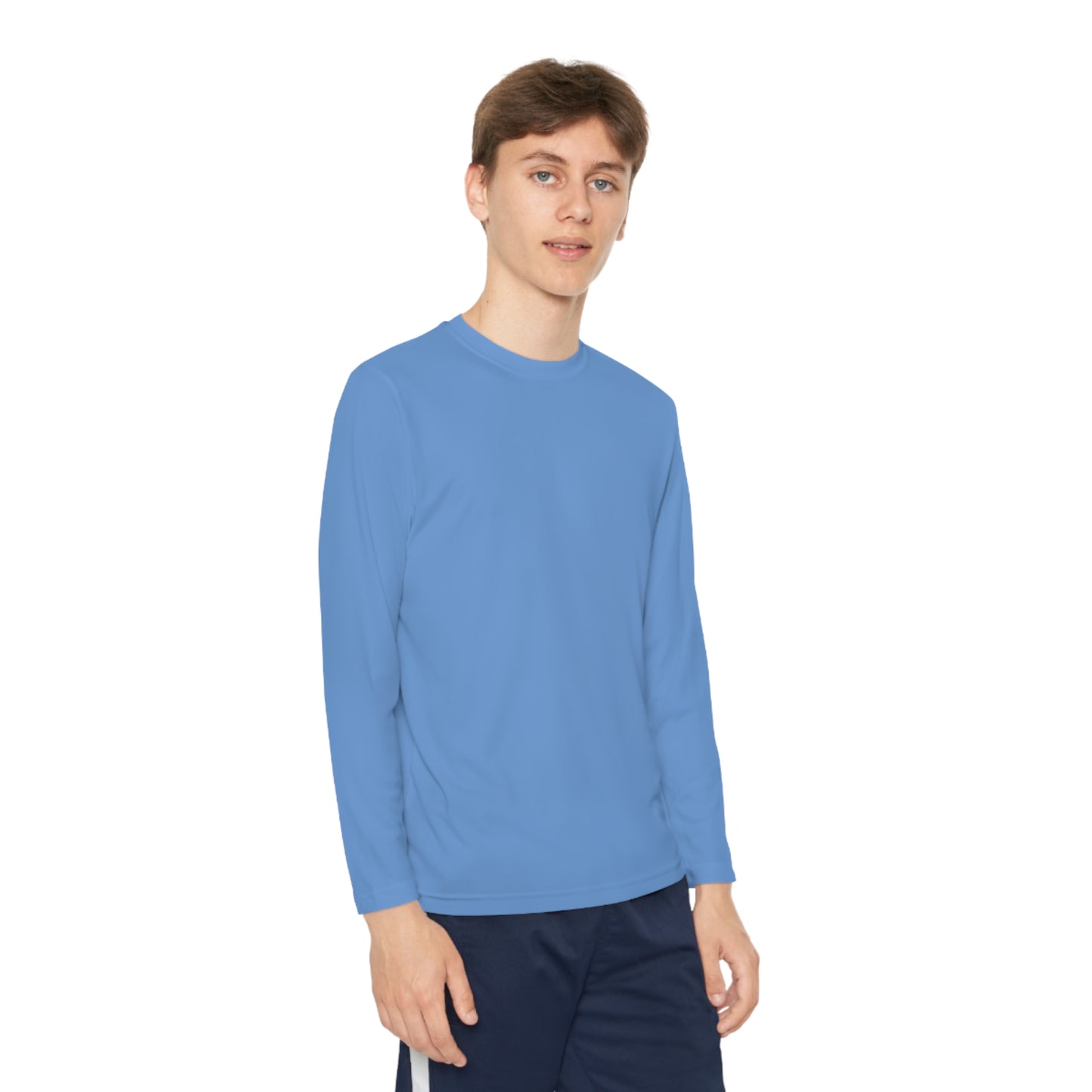 Cute Ghost Youth Long Sleeve Competitor Tee